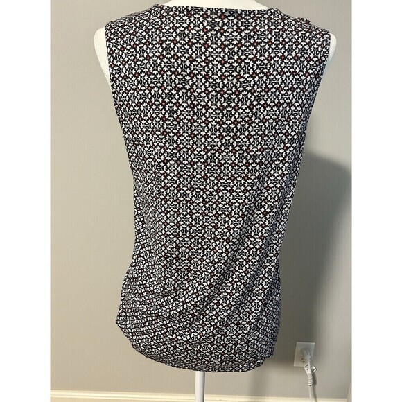 LOFT Grey Sleeveless Wrap Tank Top Medium - Picture 5 of 7
